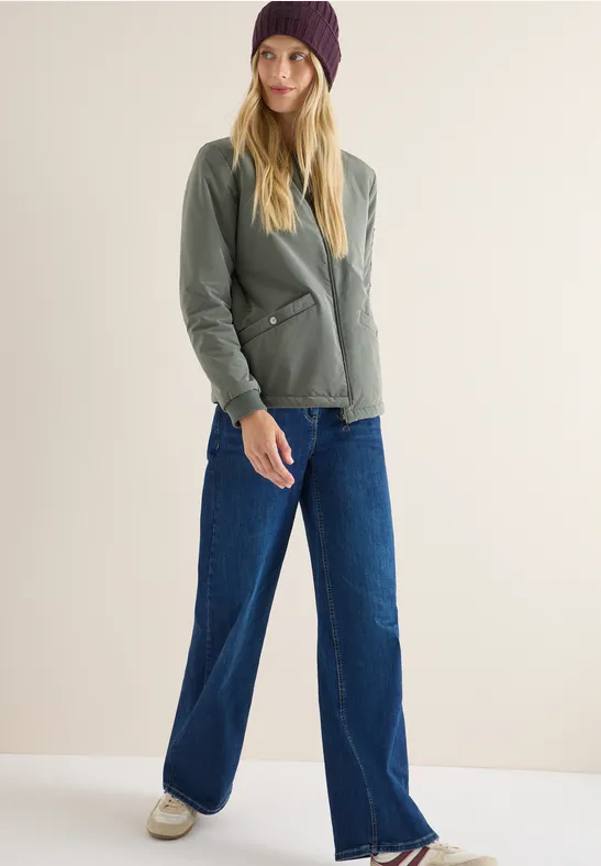 Gebreide muts in effen kleur dark plum