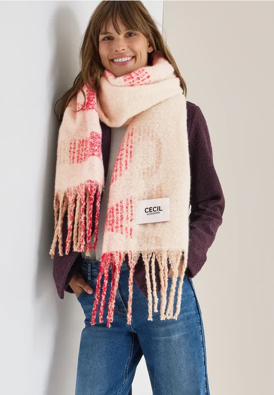 Écharpe douillette light sandy beige