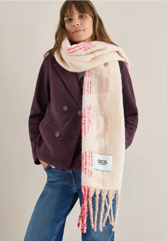 Écharpe douillette light sandy beige