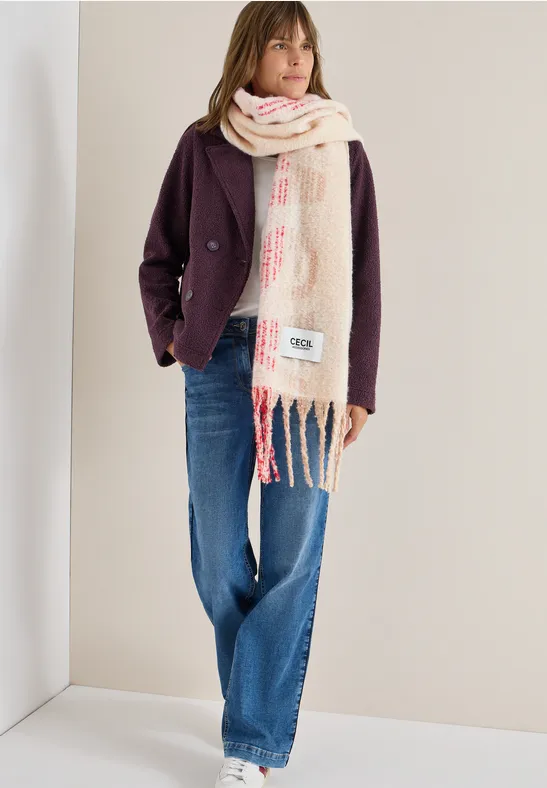 Écharpe douillette light sandy beige