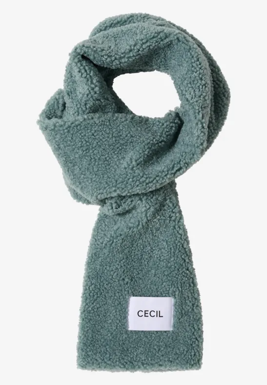 Teddy sjaal ice hill green