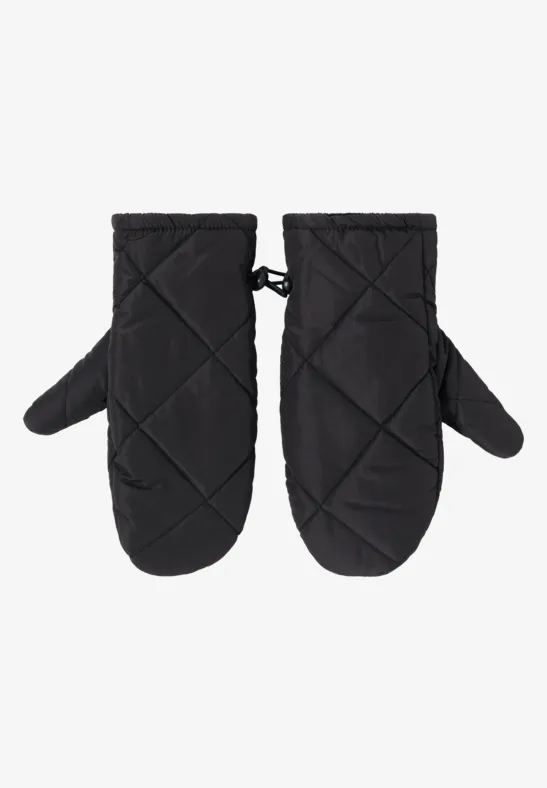 Gefütterte Fäustlinge Black