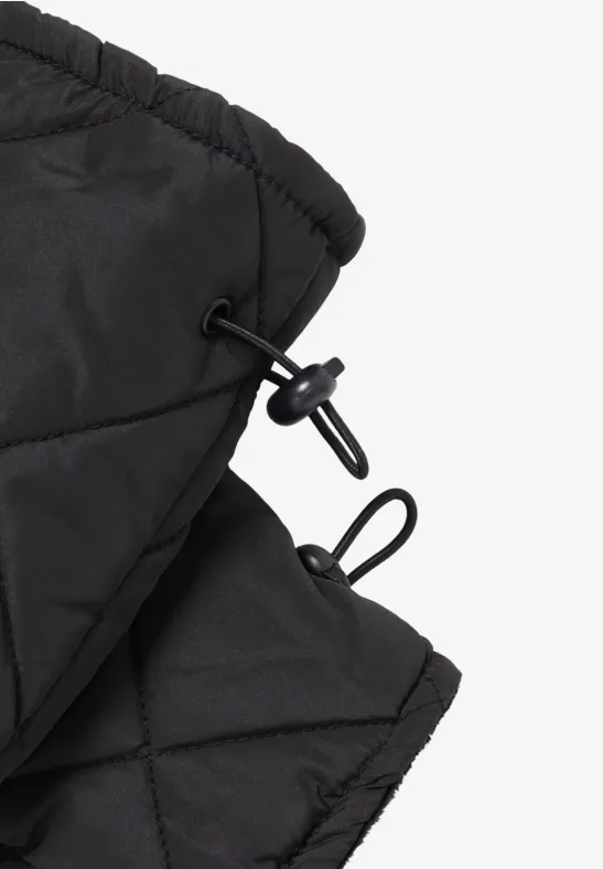 Gefütterte Fäustlinge Black