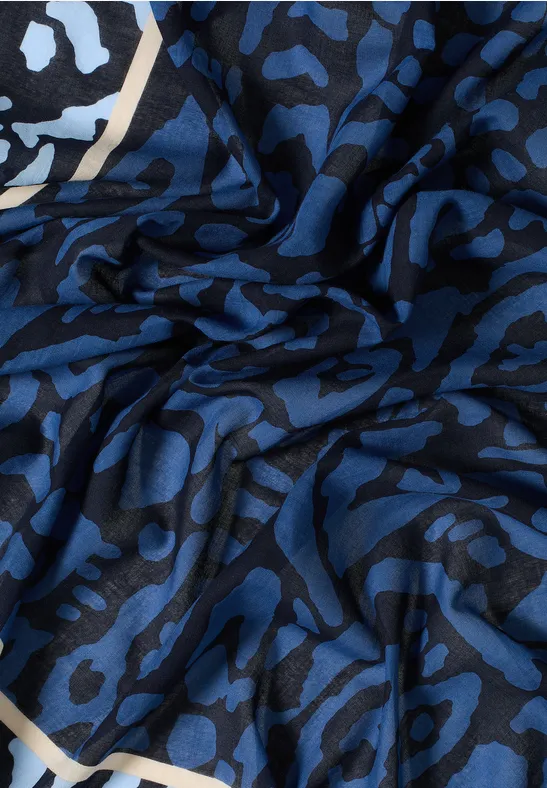 Foulard triangulaire avec tape urban dark blue