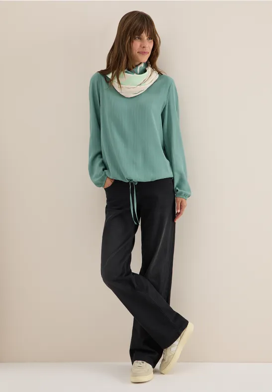 Tuch mit Folienprint jewel green
