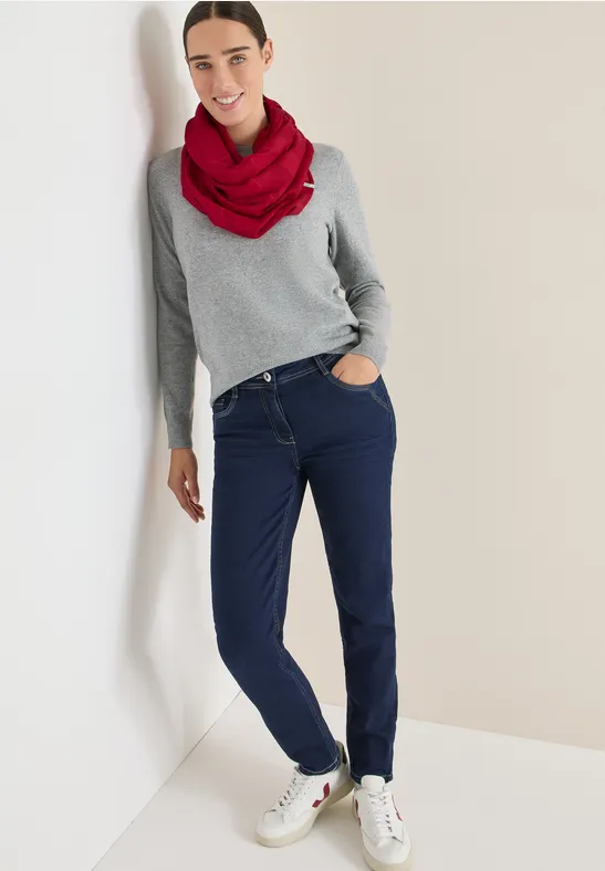 Szalik Loop w jednolitym kolorze beaujolais red