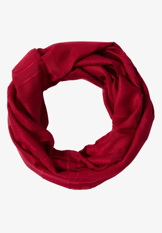 Szalik Loop w jednolitym kolorze beaujolais red