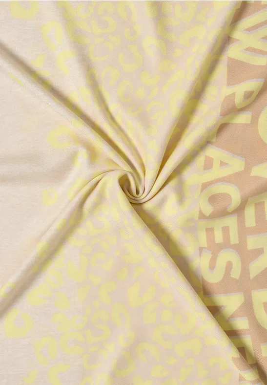 Écharpe loop douillette iced yellow