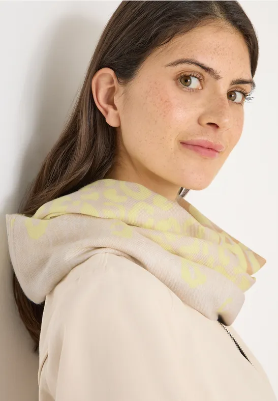 Écharpe loop douillette iced yellow