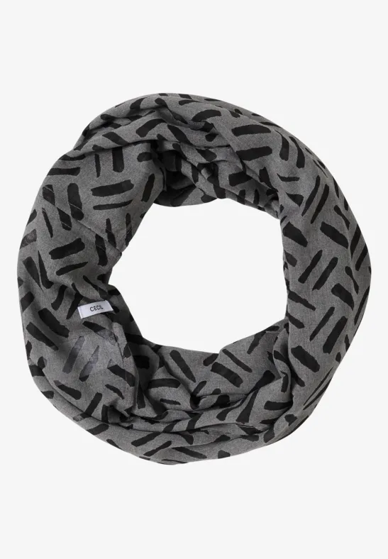 Loop mit Ausbrenner-Muster Black