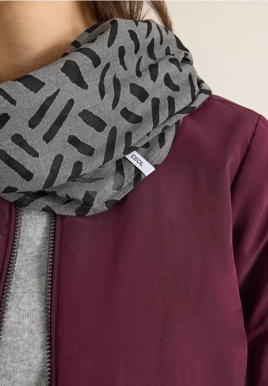 Loop mit Ausbrenner-Muster Black