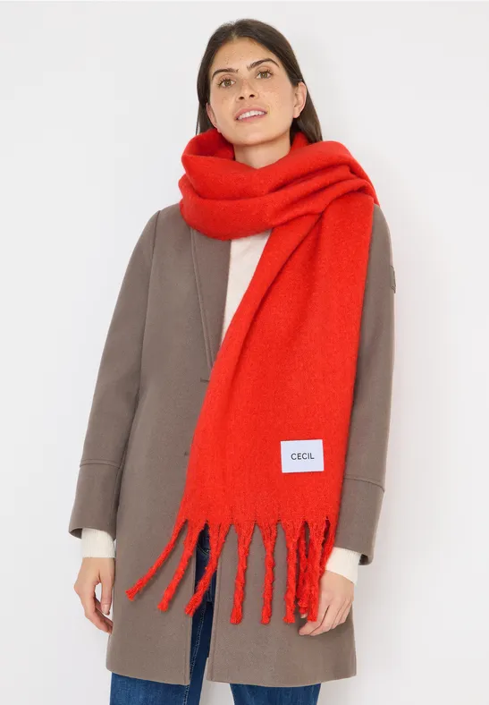 Kuscheliger Schal pumpkin orange