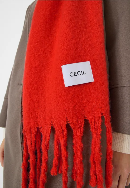 Kuscheliger Schal pumpkin orange