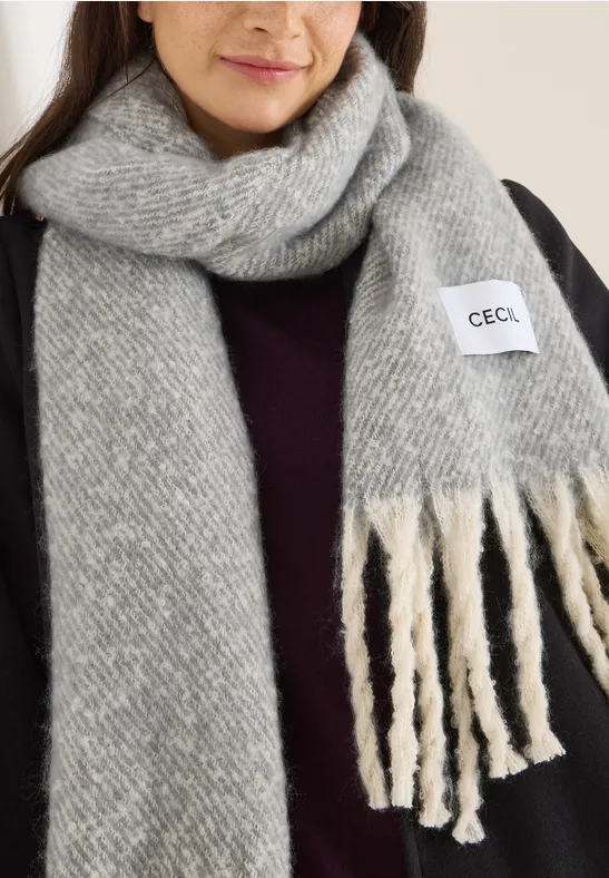 Kuscheliger Schal concrete grey melange