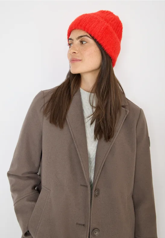 Kuschelige Strickmütze pumpkin orange