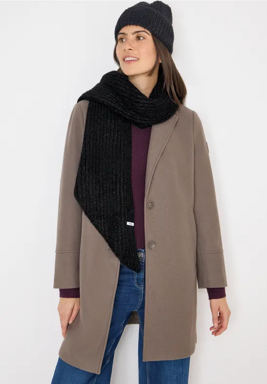 Dreieckstuch mit Glitzer Black