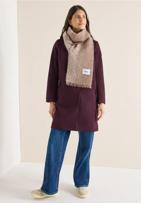 Jacquard Schal urban taupe