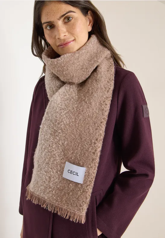Jacquard Schal urban taupe