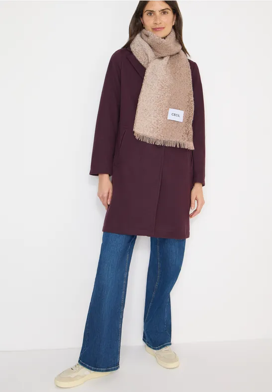 Jacquard Schal urban taupe