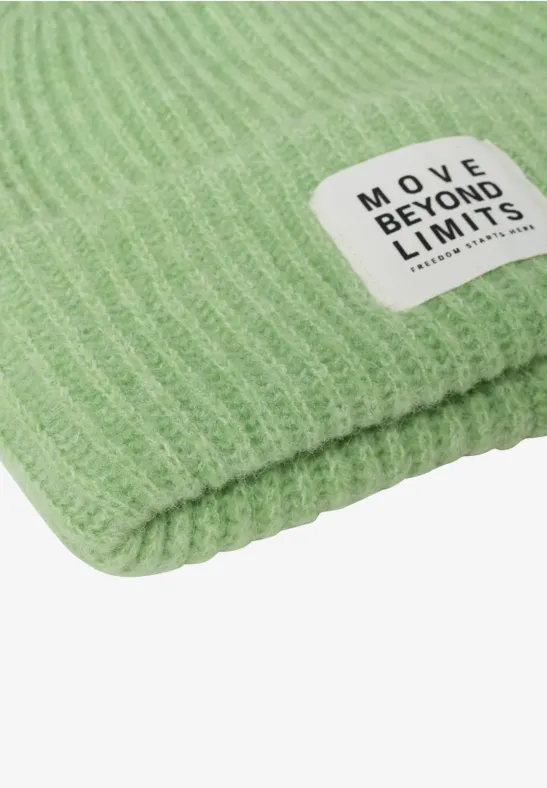 Strickmütze bamboo green melange