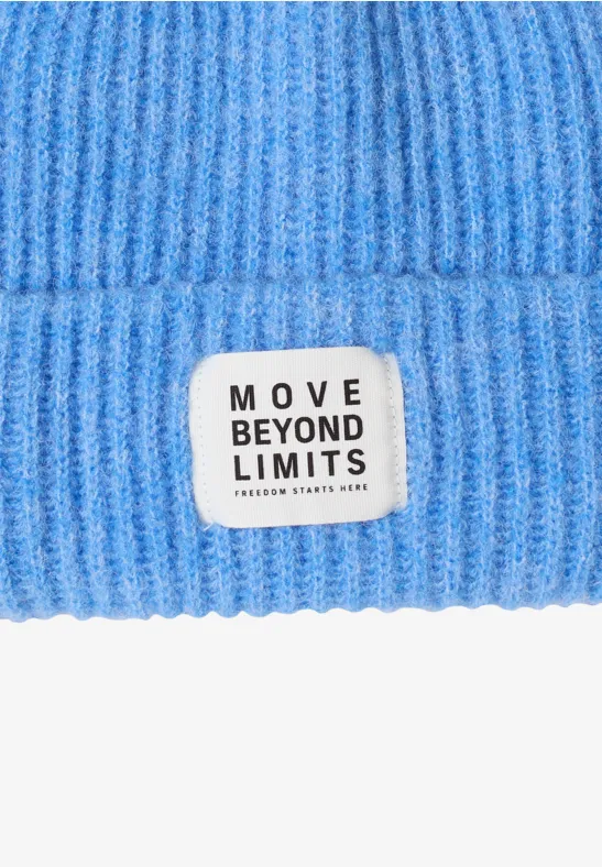 Strickmütze fountain blue melange
