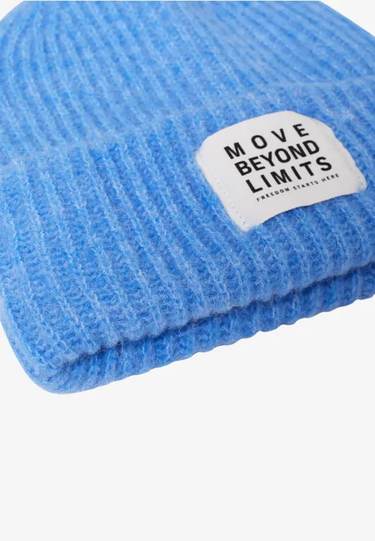 Strickmütze fountain blue melange