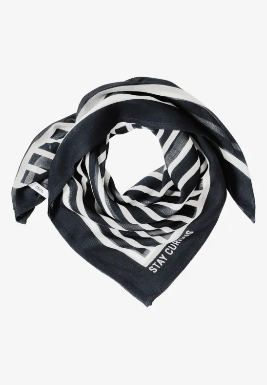 Gemustertes Bandana universal blue