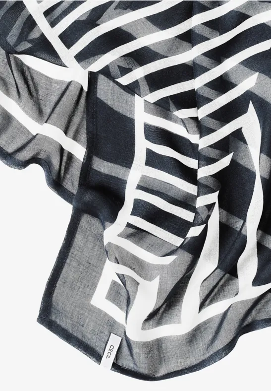 Gemustertes Bandana universal blue