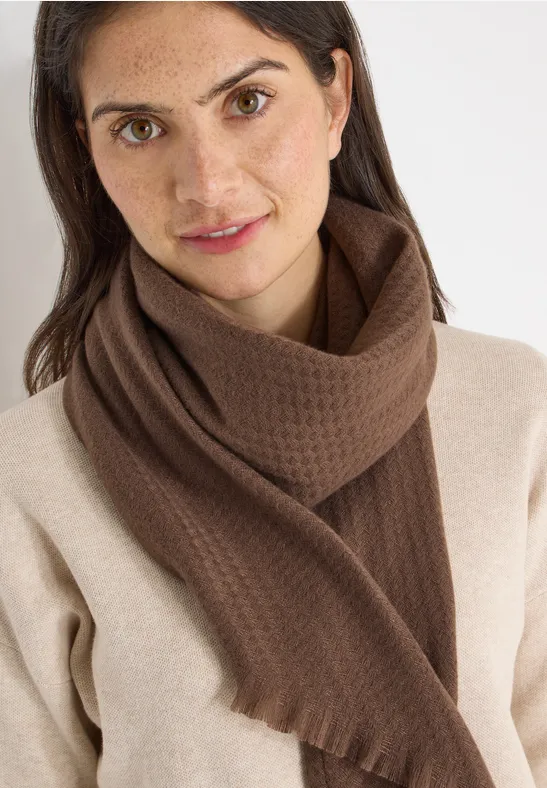 Foulard triangulaire urban taupe