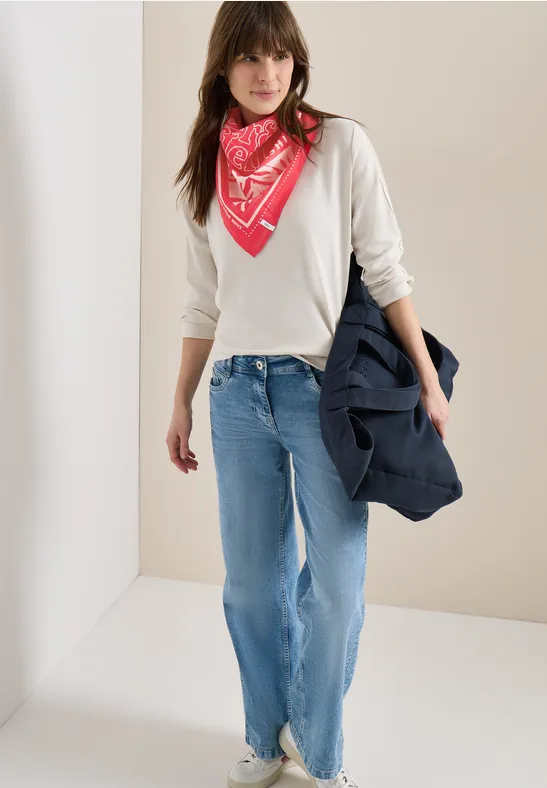 Bandana mit Print und Wording glazed apple red