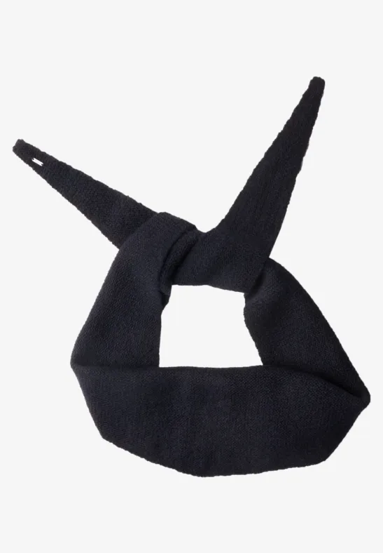 Gemêleerde sjaal in diamantvorm dark navy blue