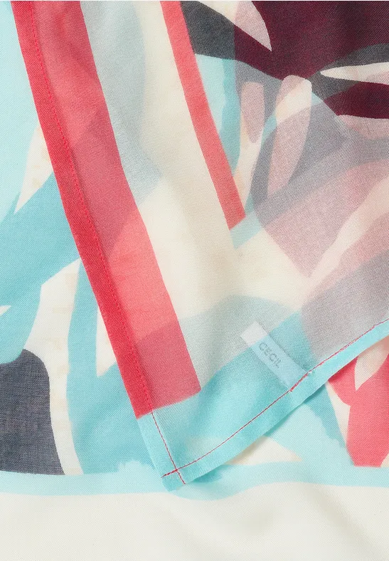 Bandana aus Modal mit Print vanilla white