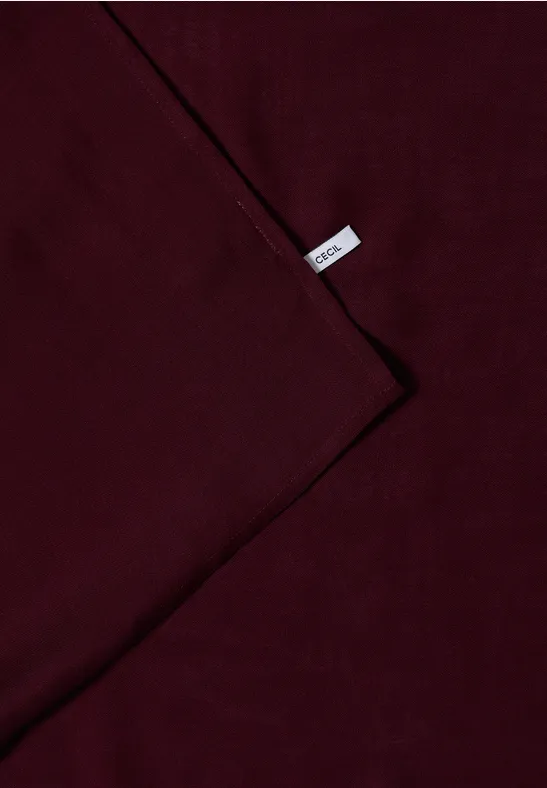 Echarpe tube unie red wine