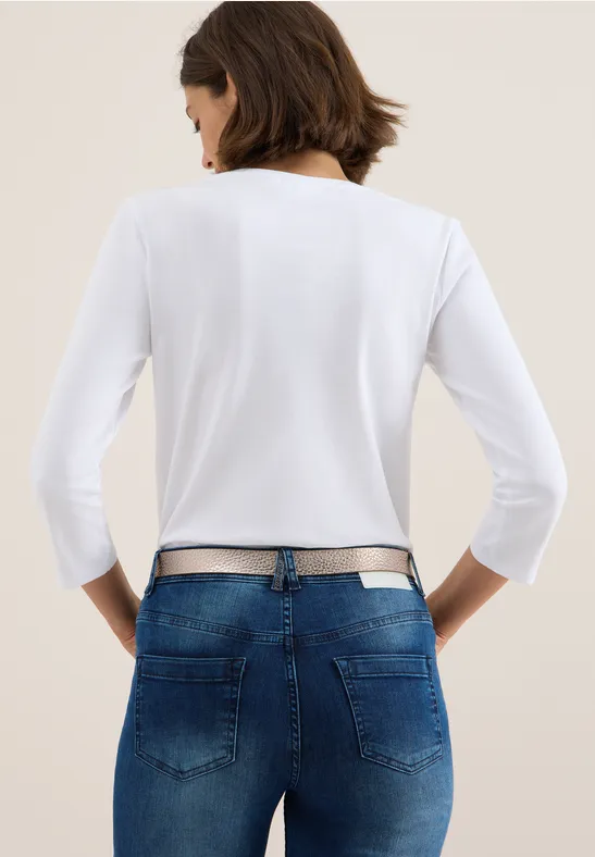 Ceinture en cuir brillant null