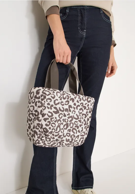 Gefütterte Tasche warm mocha taupe