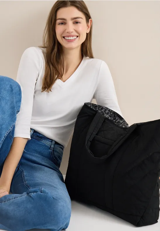 Wendbarer Shopper Black