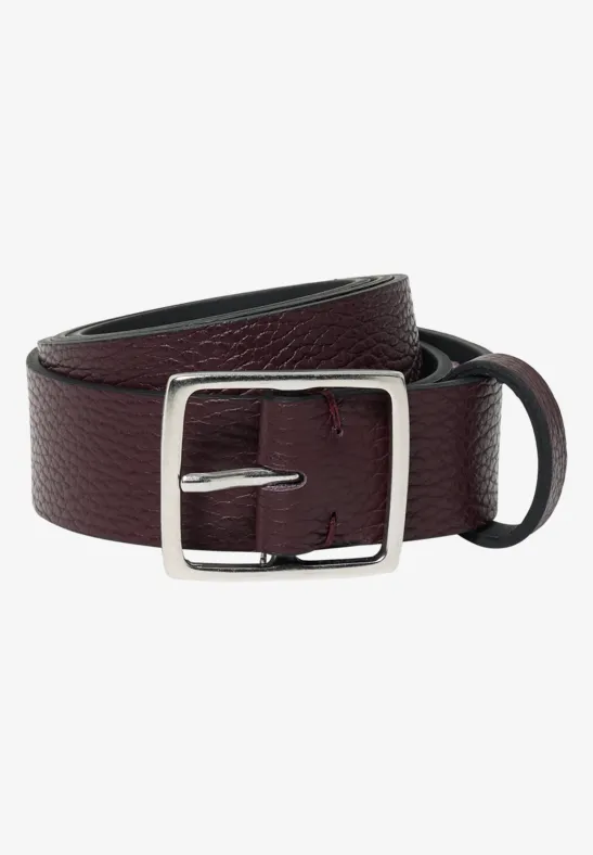 Ceinture Basic à boucle carrée Raisin