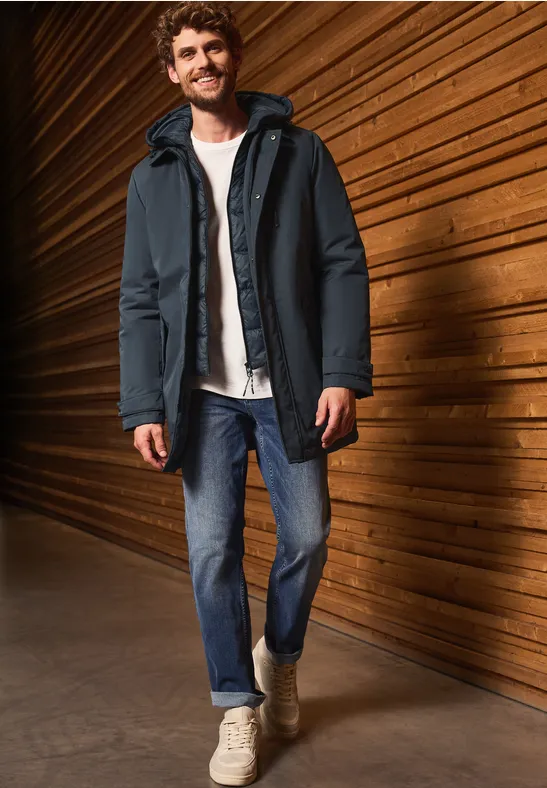 Veste avec insert doublé nightwalk blue