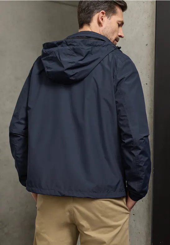 Jacke mit Kapuze im Kragen summer night blue