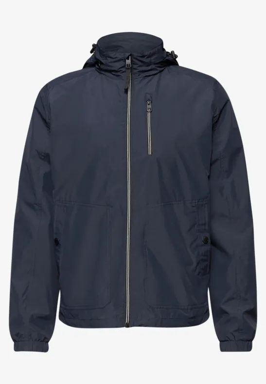 Jacke mit Kapuze im Kragen summer night blue
