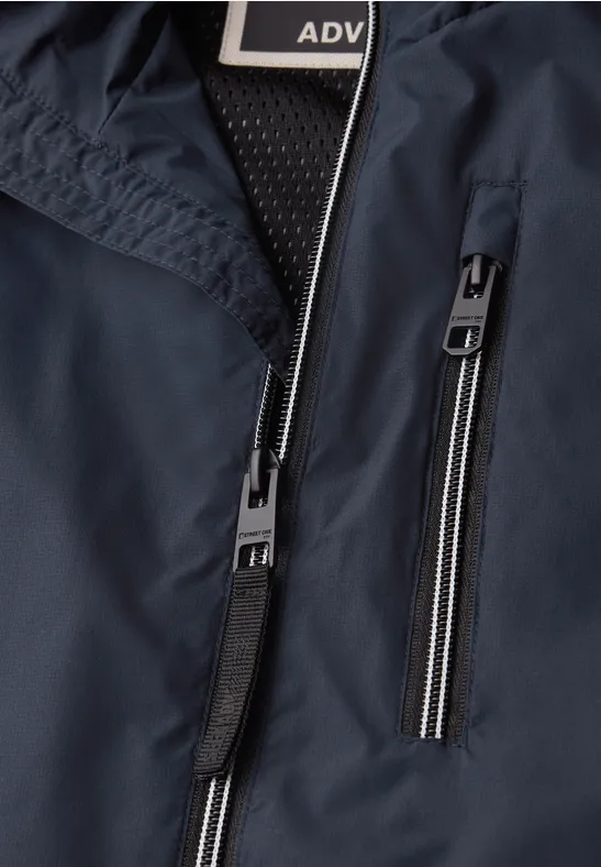 Jacke mit Kapuze im Kragen summer night blue