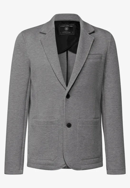 Veste piquée Scuba winter grey melange