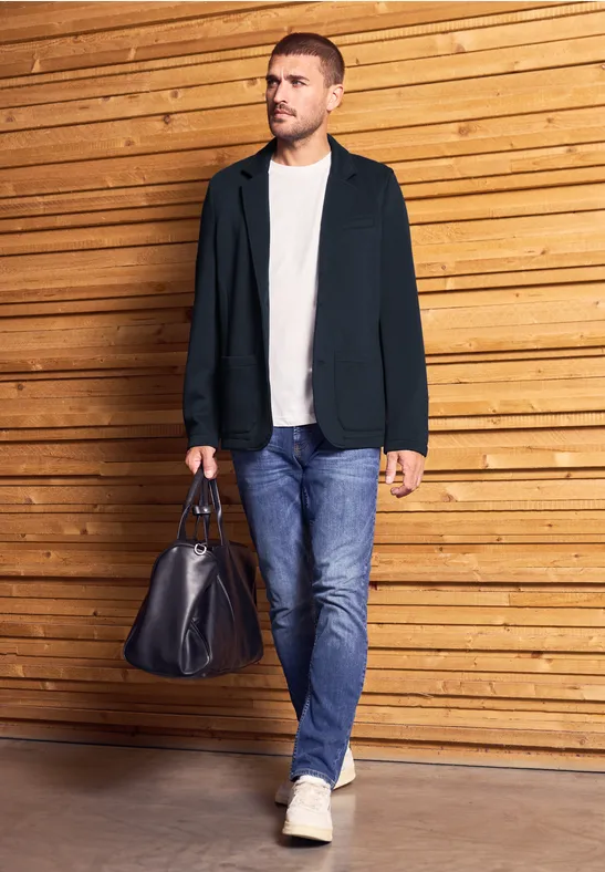 Veste piquée Scuba nightwalk blue