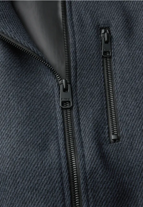Blouson mit Wollanteil nightwalk blue