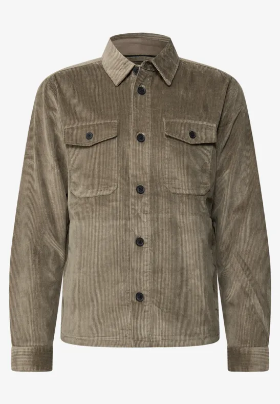 Cord Overshirt mocha brown