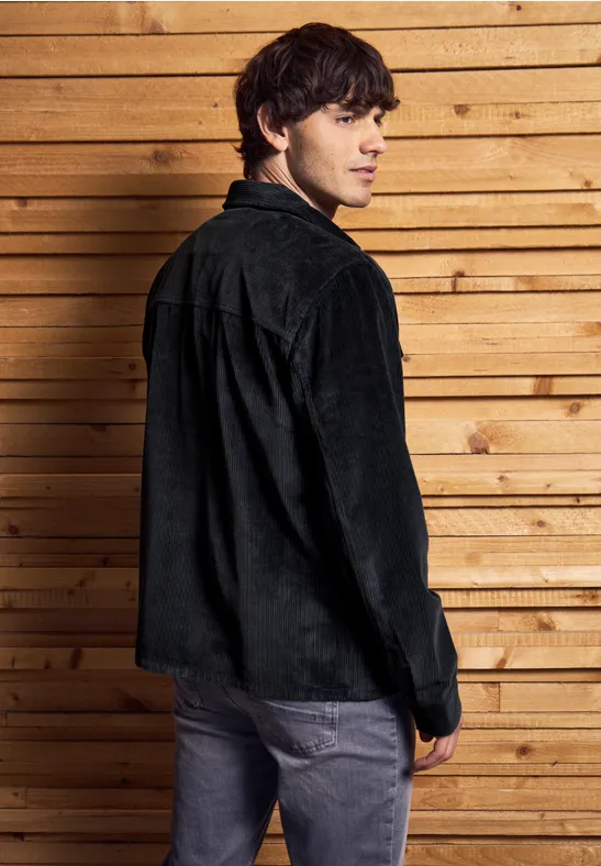 Cord Overshirt nightwalk blue