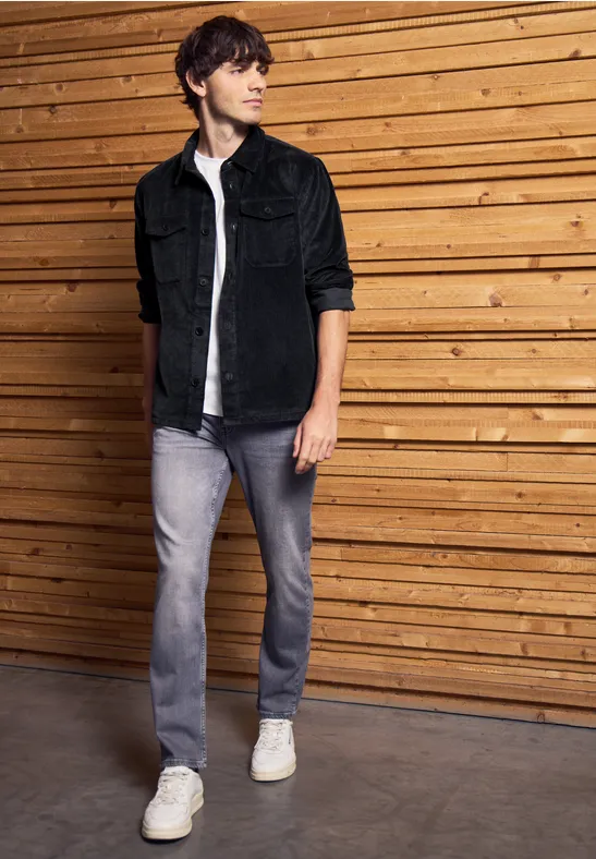 Cord Overshirt nightwalk blue