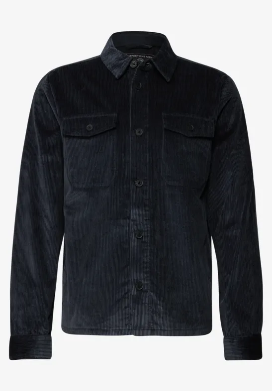 Cord Overshirt nightwalk blue