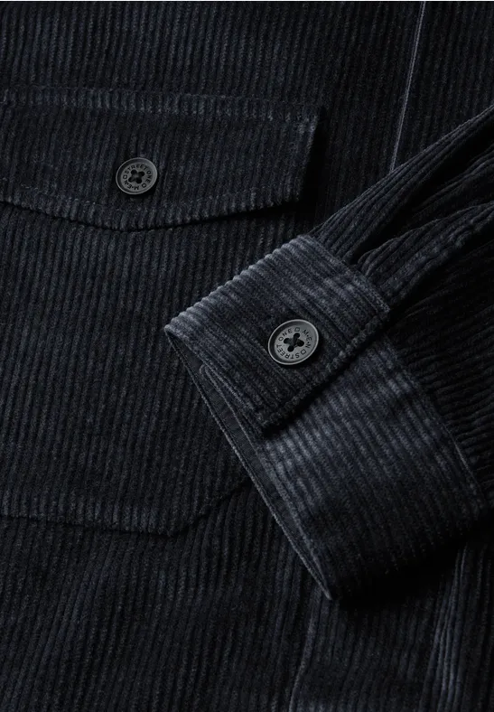Cord Overshirt nightwalk blue