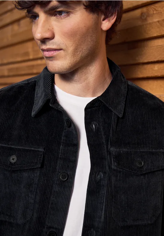 Cord Overshirt nightwalk blue